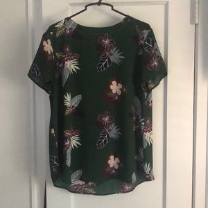 Loft, size Medium, floral blouse